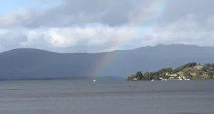 rainbow over Loch Ness